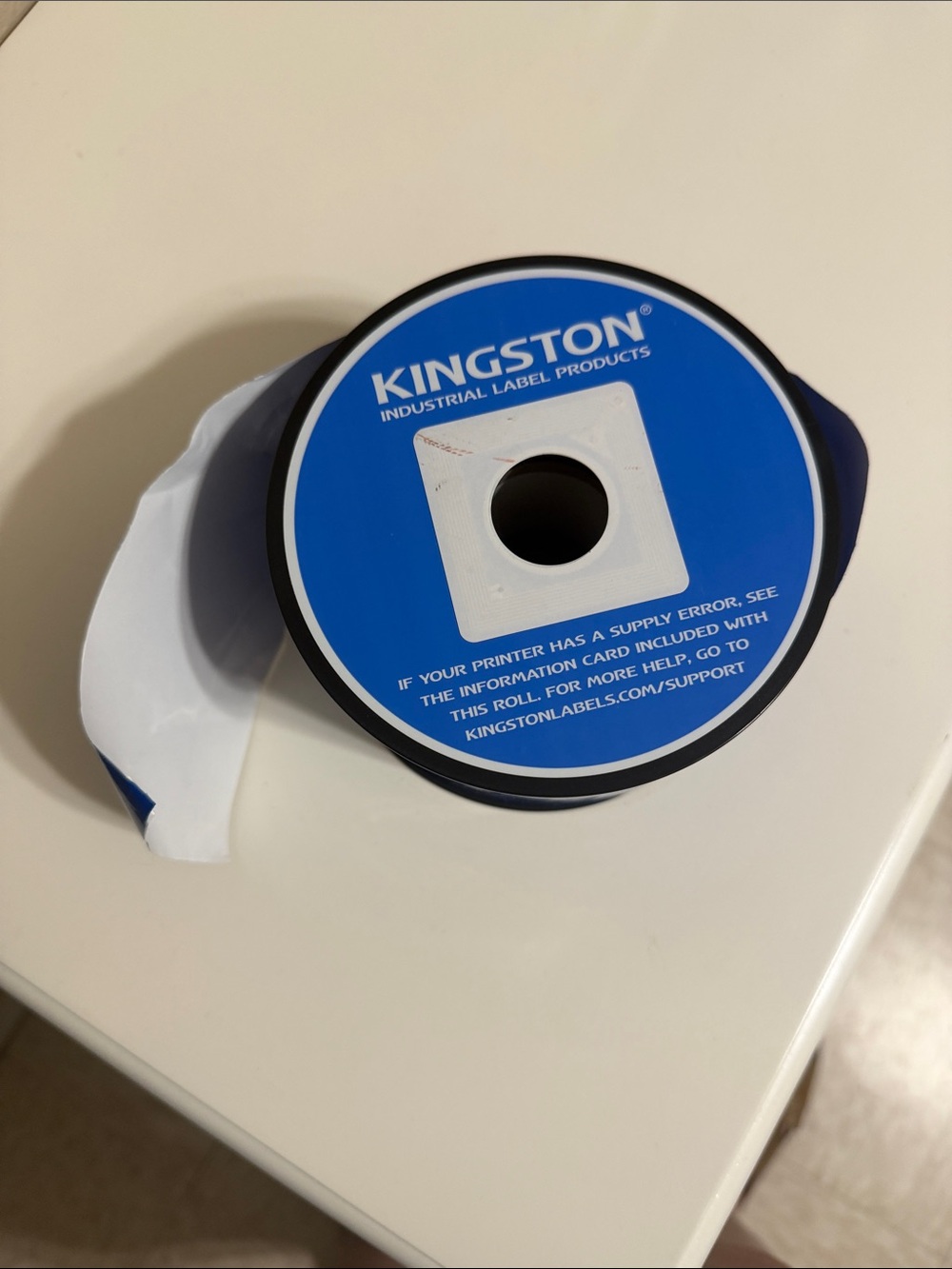 Kingston Label Roll - Blue Spool